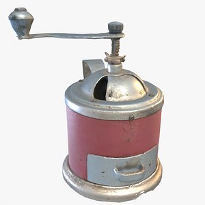 Old retro-style coffee grinder model