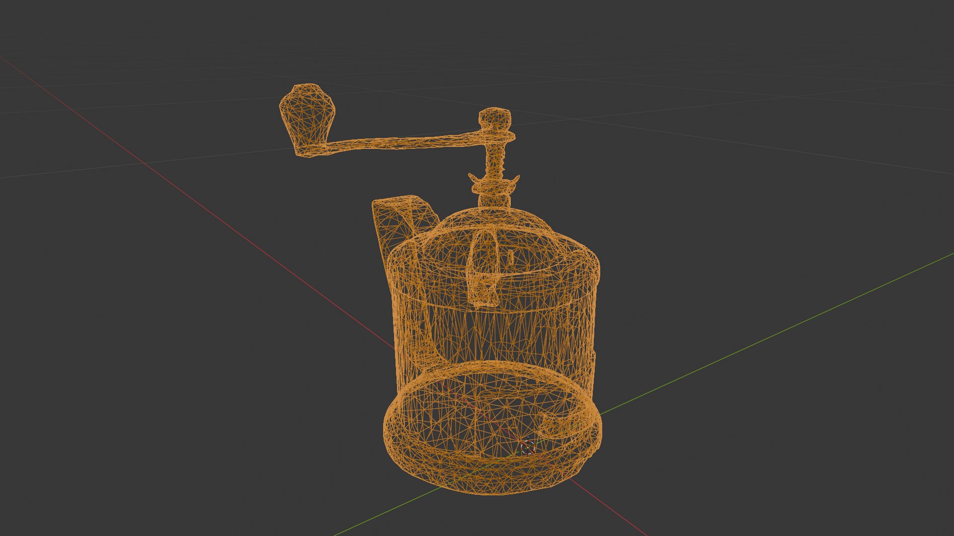 Old retro-style coffee grinder model https://p.turbosquid.com/ts-thumb/Sx/QjKa5F/wS/wire_low/png/1789432457/1920x1080/fit_q87/967ceb1556b9e8e11e54337dd290edc92e010b38/wire_low.jpg