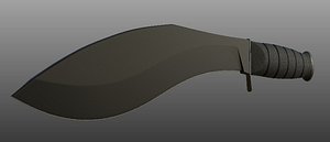 3d model machete kukri