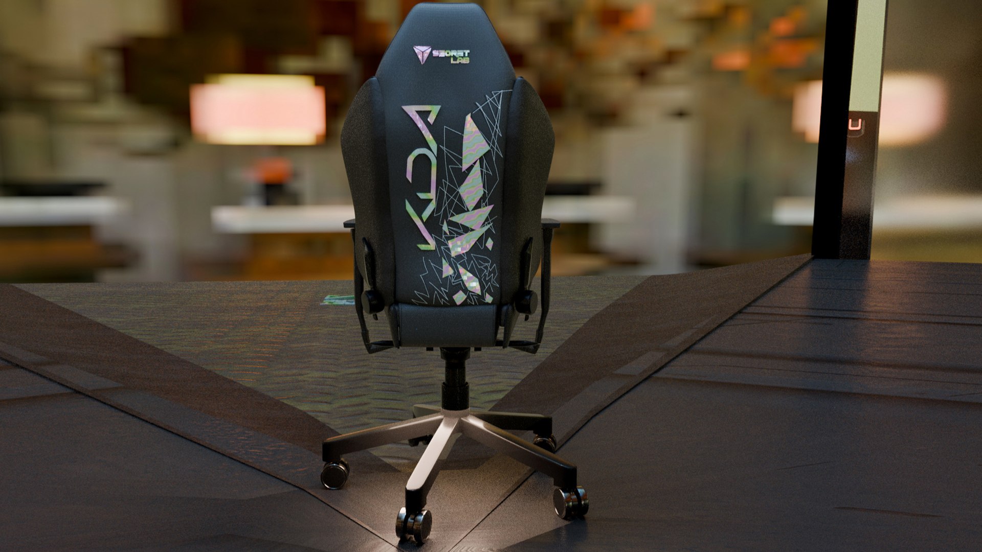 KDA Gaming Chair 3D Model - TurboSquid 2245485