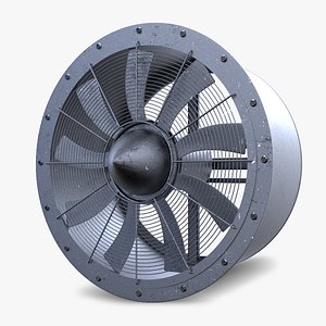 3d industrial large fan model