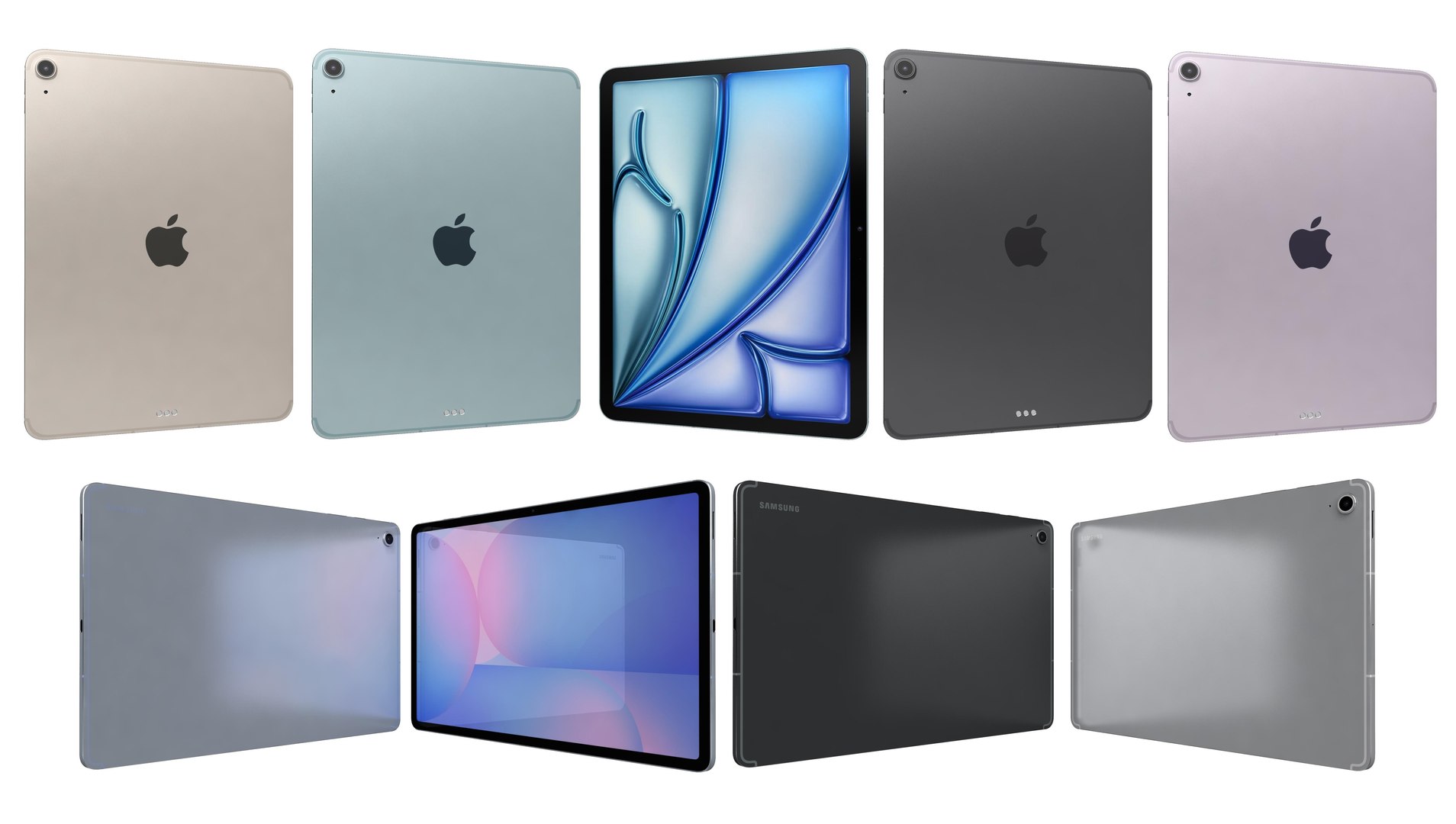 Apple iPad Air M3 11-inch 2025 And Samsung Galaxy Tab S10 FE 10 9 inch 3D https://p.turbosquid.com/ts-thumb/Sx/XoO1i0/Mn/1000/jpg/1744474099/1920x1080/fit_q87/b63dd2ced7d42e91e43a50c04dad4e6355170f61/1000.jpg