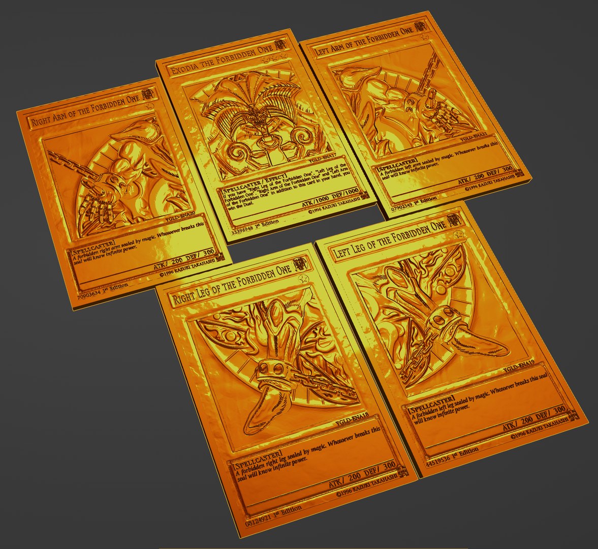 3D Exodia-Yugioh-Card - TurboSquid 1948307