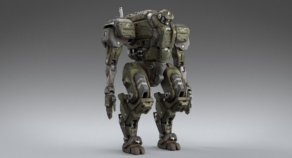 3D mech cockpit model - TurboSquid 1310446