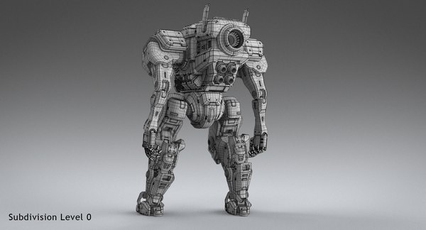 3D mech cockpit model - TurboSquid 1310446