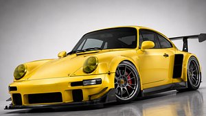 Porsche 911 RWB Rauh-Welt Begriff 3D Model 3D