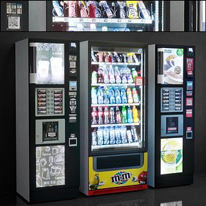 showcase 013 vending machine 3D model