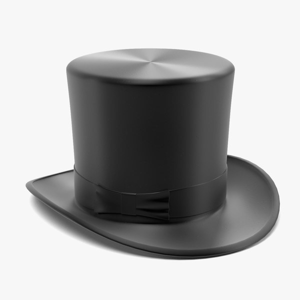 Blender TopHat Models TurboSquid