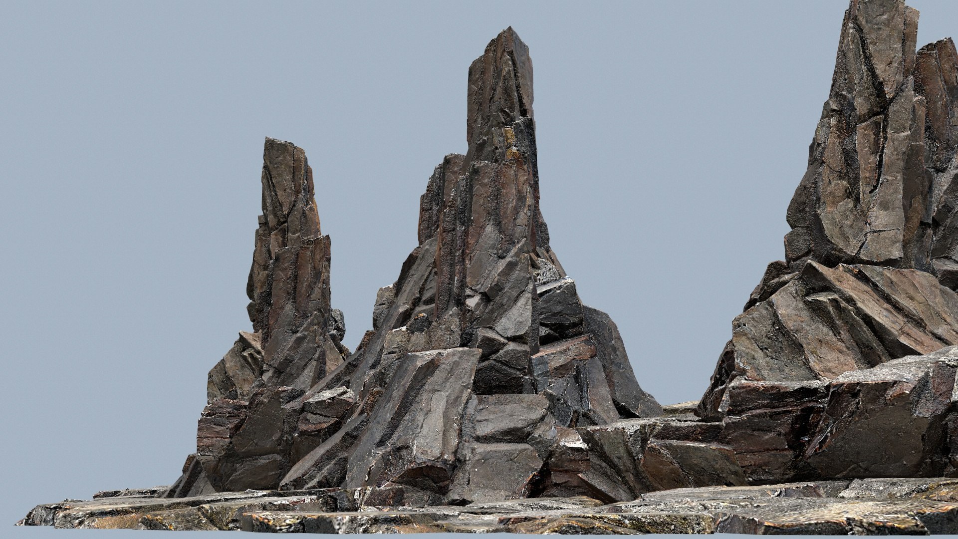 Cliff Rocks Model - TurboSquid 2211571