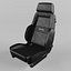 RECARO Expert Comfort Black Seat 3D model