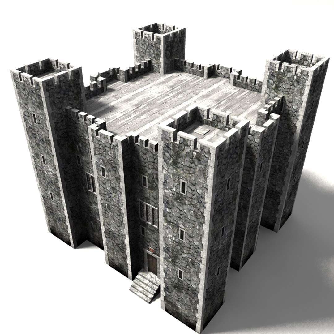 3d castle model