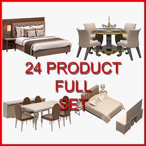 3D model 24 set