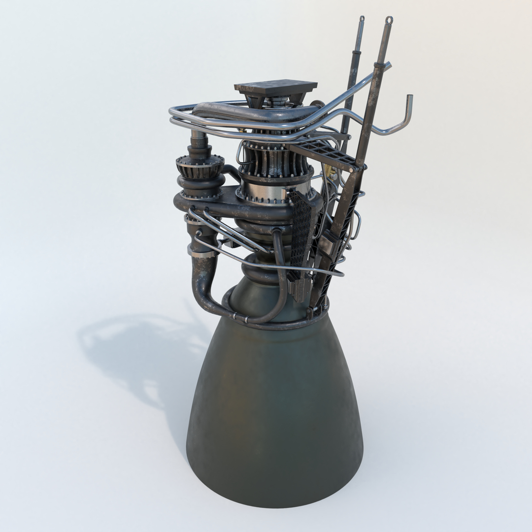 3D Model Rocket Engine - TurboSquid 1950324