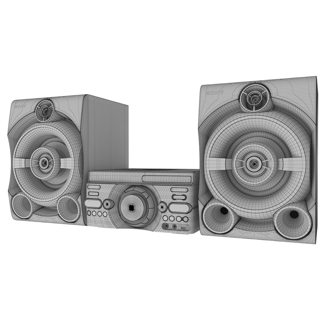 3D Sony Mhc M60d Model - TurboSquid 1347410