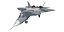 Pak Fa T50 russische Stealth Aircraft Spiel bereit 19k Poly