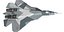 Pak Fa T50 russische Stealth Aircraft Spiel bereit 19k Poly