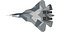 Pak Fa T50 russische Stealth Aircraft Spiel bereit 19k Poly