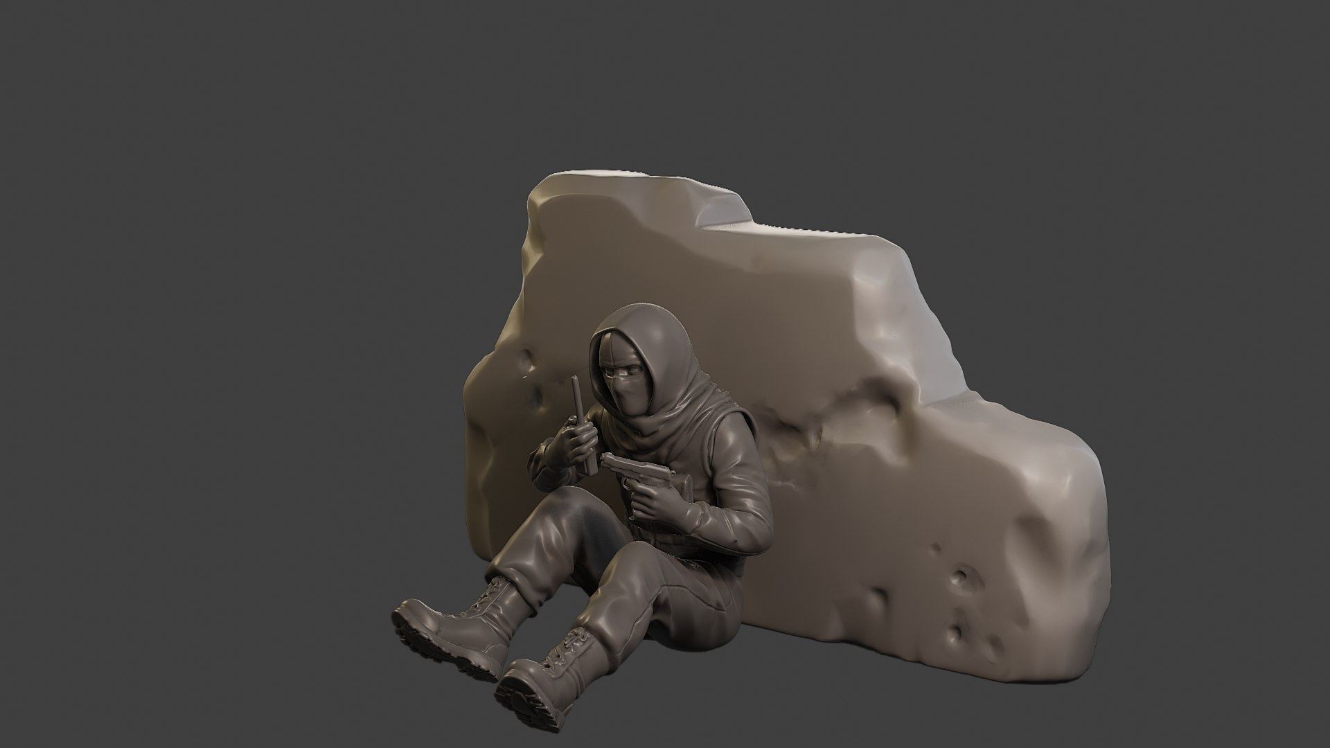 Conflict Scene Figurine Print ESFP1 013 3D Model - TurboSquid 2291799