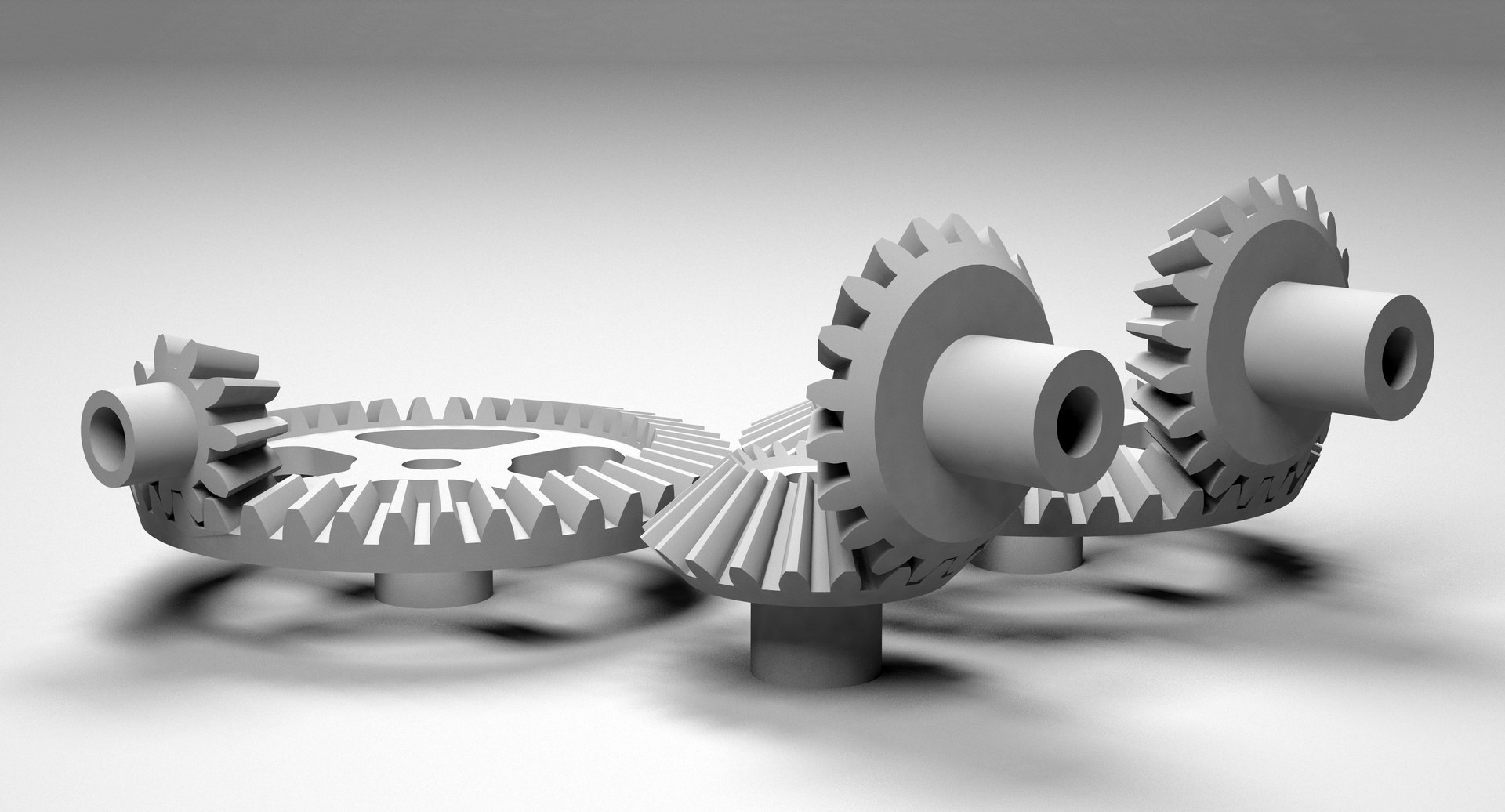 involute bevel gears 3d model