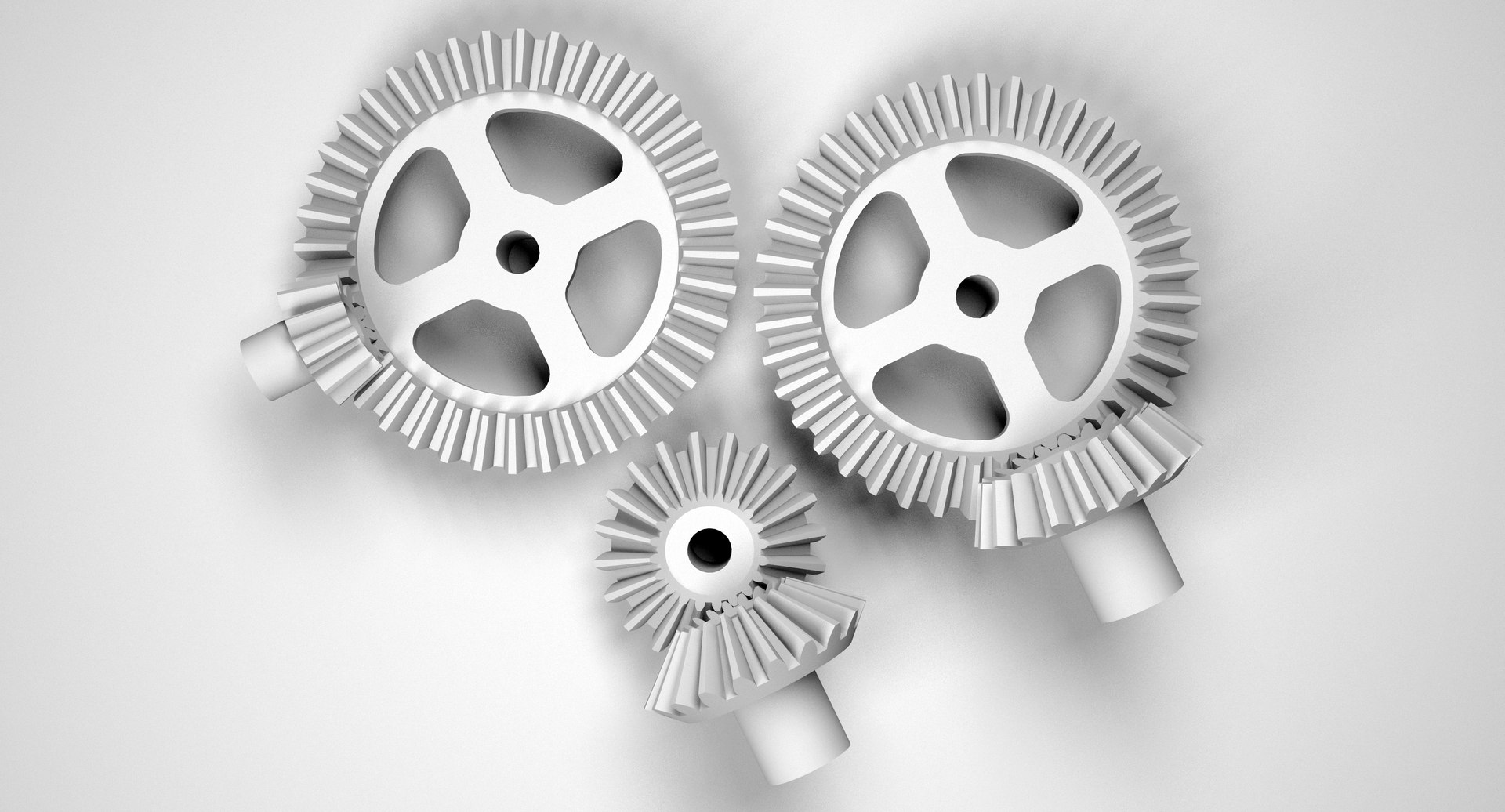 involute bevel gears 3d model