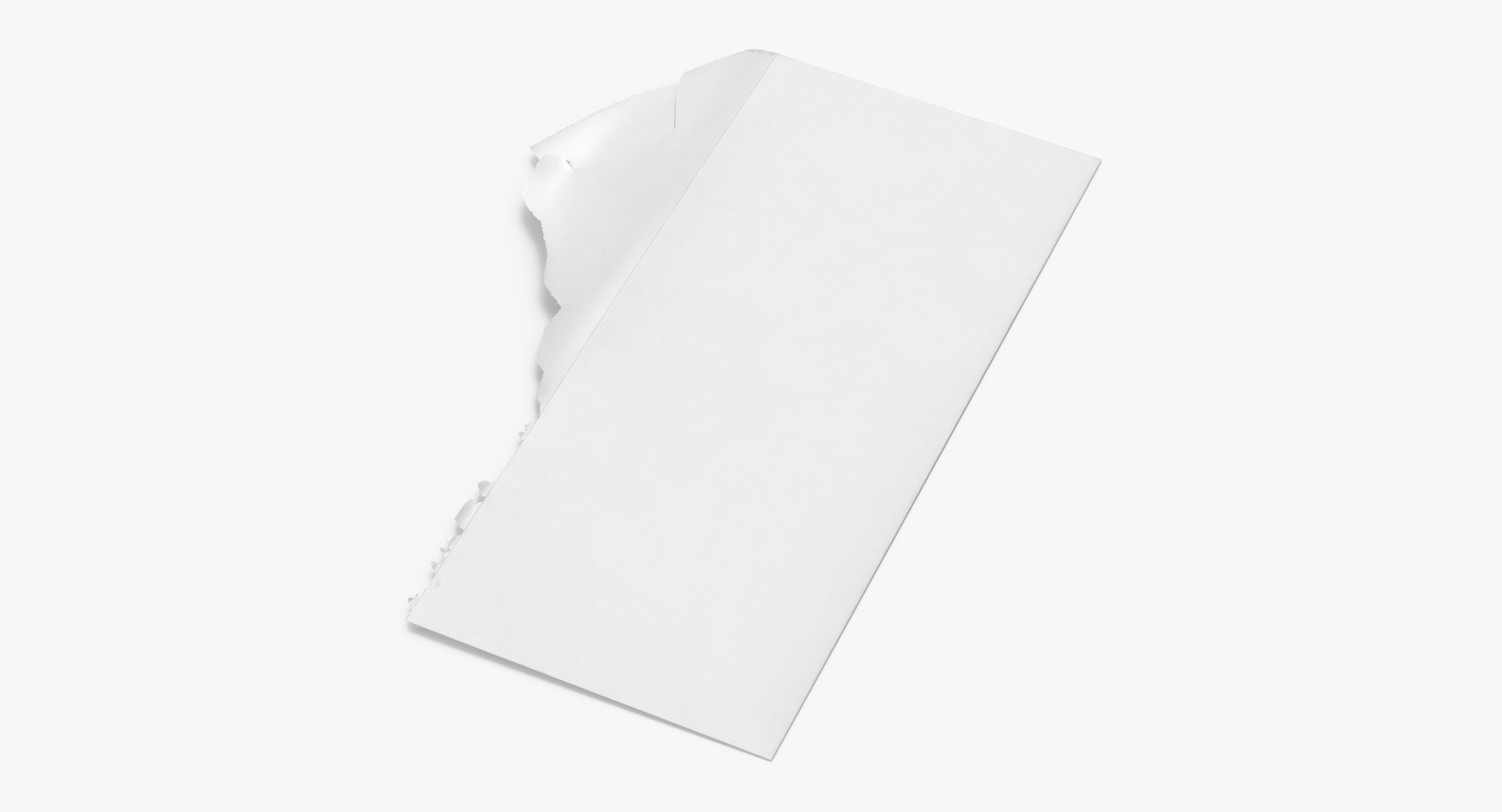 Open Mail Envelope 02 Model - TurboSquid 1155932