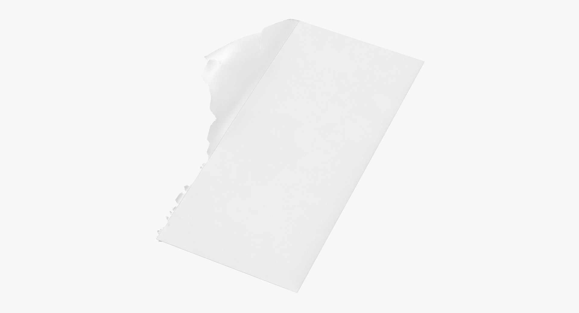 Open Mail Envelope 02 Model - TurboSquid 1155932