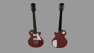 3D eletric guitar les paul model