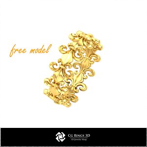 3D CAD Ring - Free 3D Model