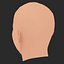 Tête de Leonardo DiCaprio en low poly