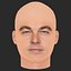 Tête de Leonardo DiCaprio en low poly
