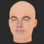 Tête de Leonardo DiCaprio en low poly