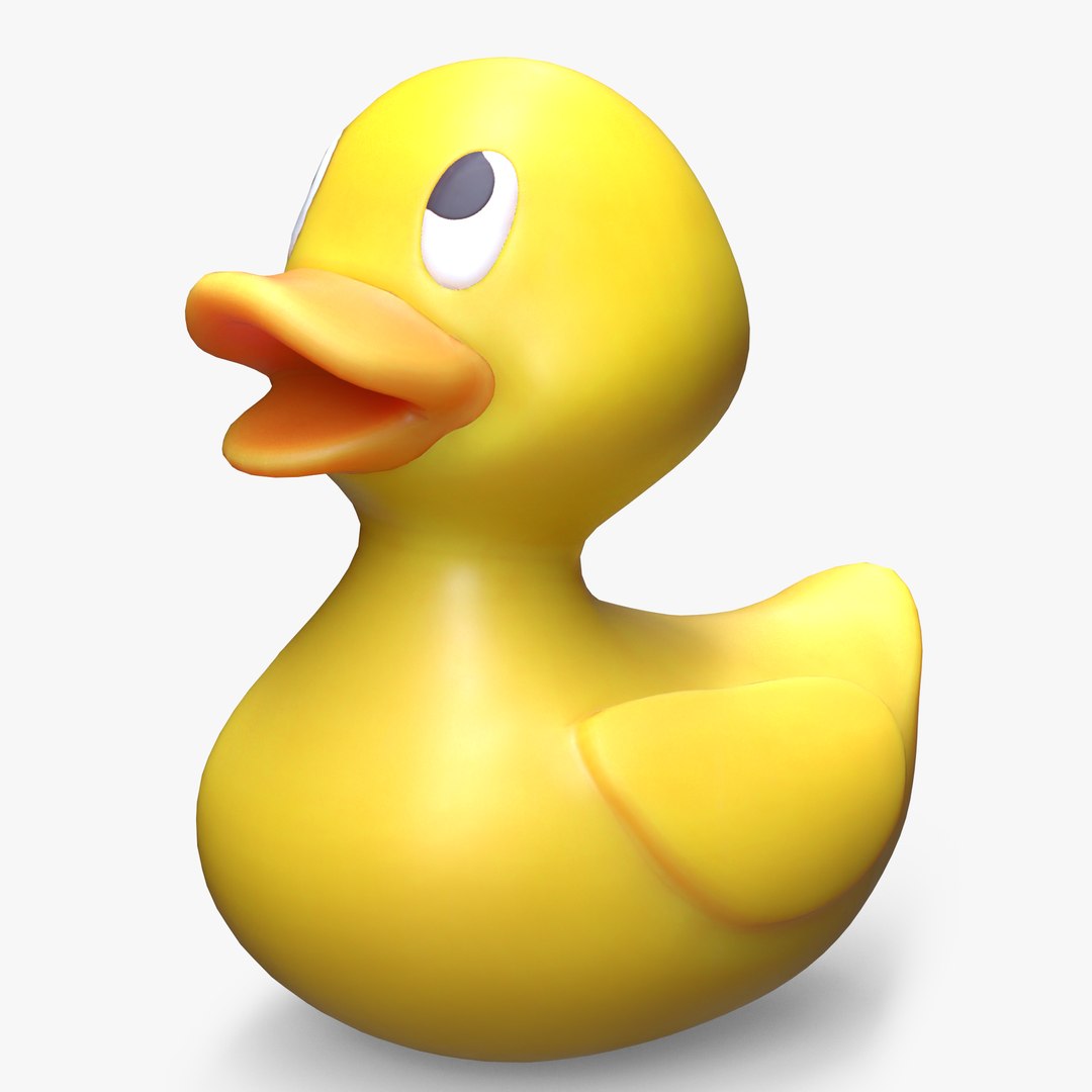 3D Rubber Stylized Duck model https://p.turbosquid.com/ts-thumb/Sy/AEkDZs/9t/2/png/1701540407/1920x1080/fit_q87/af7cbb25cf35ea9adc5113fb384efe60bbfdb569/2.jpg