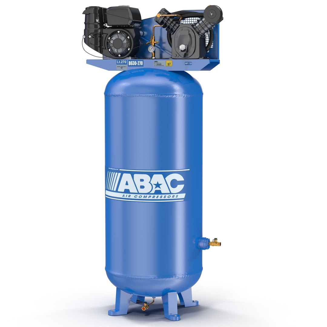 Vertical Air Compressor Abac 3D model preview