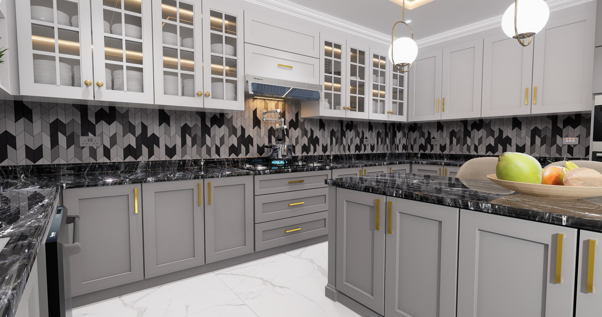 3D KITCHEN AND PANTRY model - TurboSquid 2096914