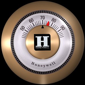 Round Thermostat (1953) by Henry Dreyfuss Associates and Carl Kronmiller for Honeywell