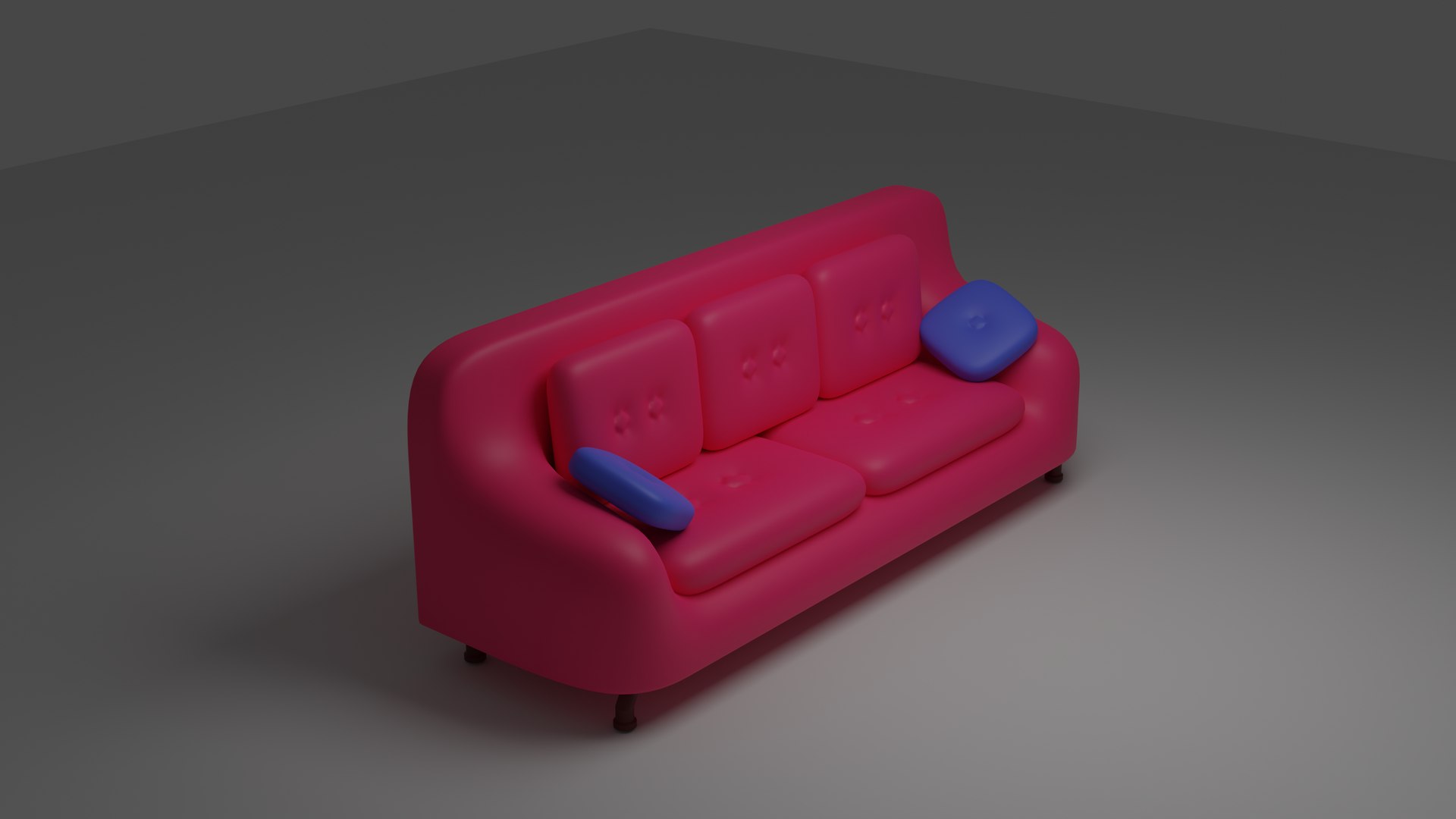 Pink Couch Model - TurboSquid 1963842