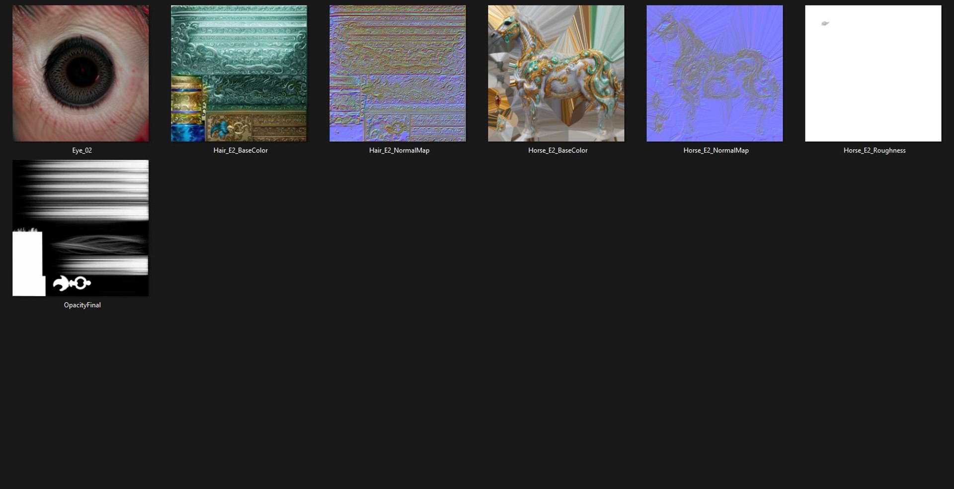 Horse-E2 model https://p.turbosquid.com/ts-thumb/Sy/JXp3Yc/Z4/unwrap2/jpg/1762162554/1920x1080/fit_q87/4f94c27841762131565ee28b8471ae51633e1352/unwrap2.jpg