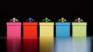 3D Gift Box Set