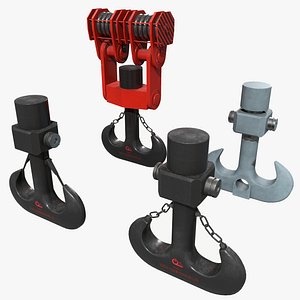 Heavy Load Ramshorn Crane Hook