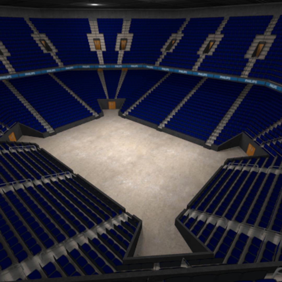 3d sports arena indoor play model