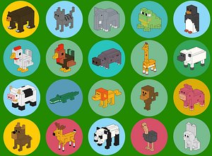 Voxel Animals