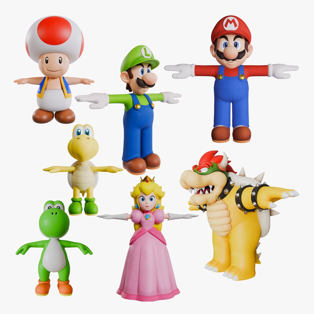 Super Mario World 3D Collection 3D - TurboSquid 2376058