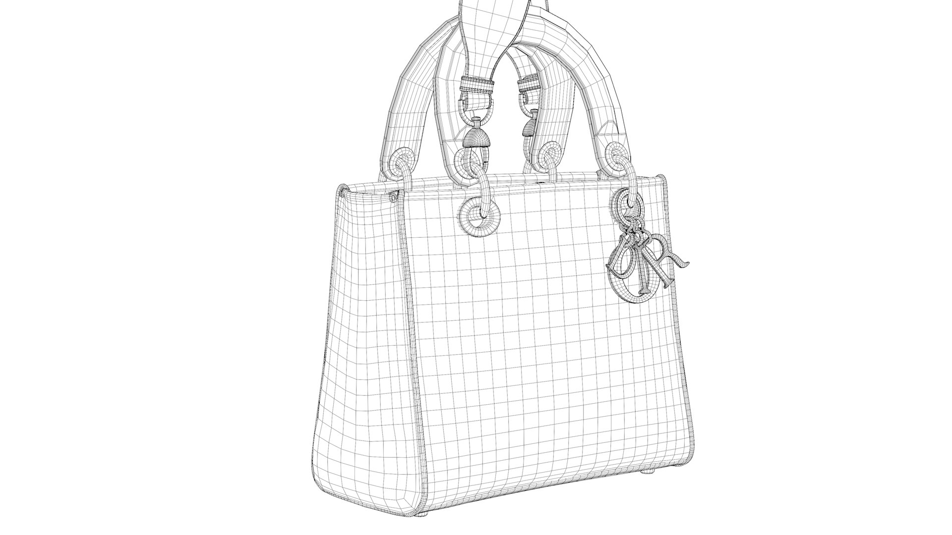 3D Dior Medium Lady D-Lite Bag https://p.turbosquid.com/ts-thumb/Sy/aUKAzF/wt/wireframe_2/png/1691779527/1920x1080/fit_q87/455f2e279c5771aaae43d123300da5894e9cb6de/wireframe_2.jpg