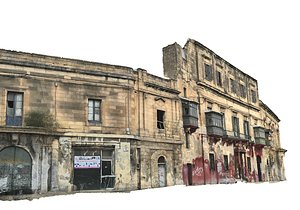 Old street on the ancient island of Malta 3D