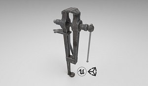 3D medieval leg vise