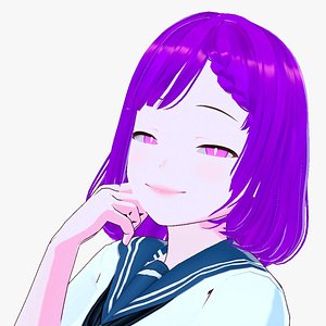 Anime School Girl Aki