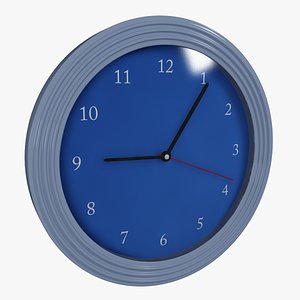 Realistic Wall Clock Umbra 3D Model - TurboSquid 1488126