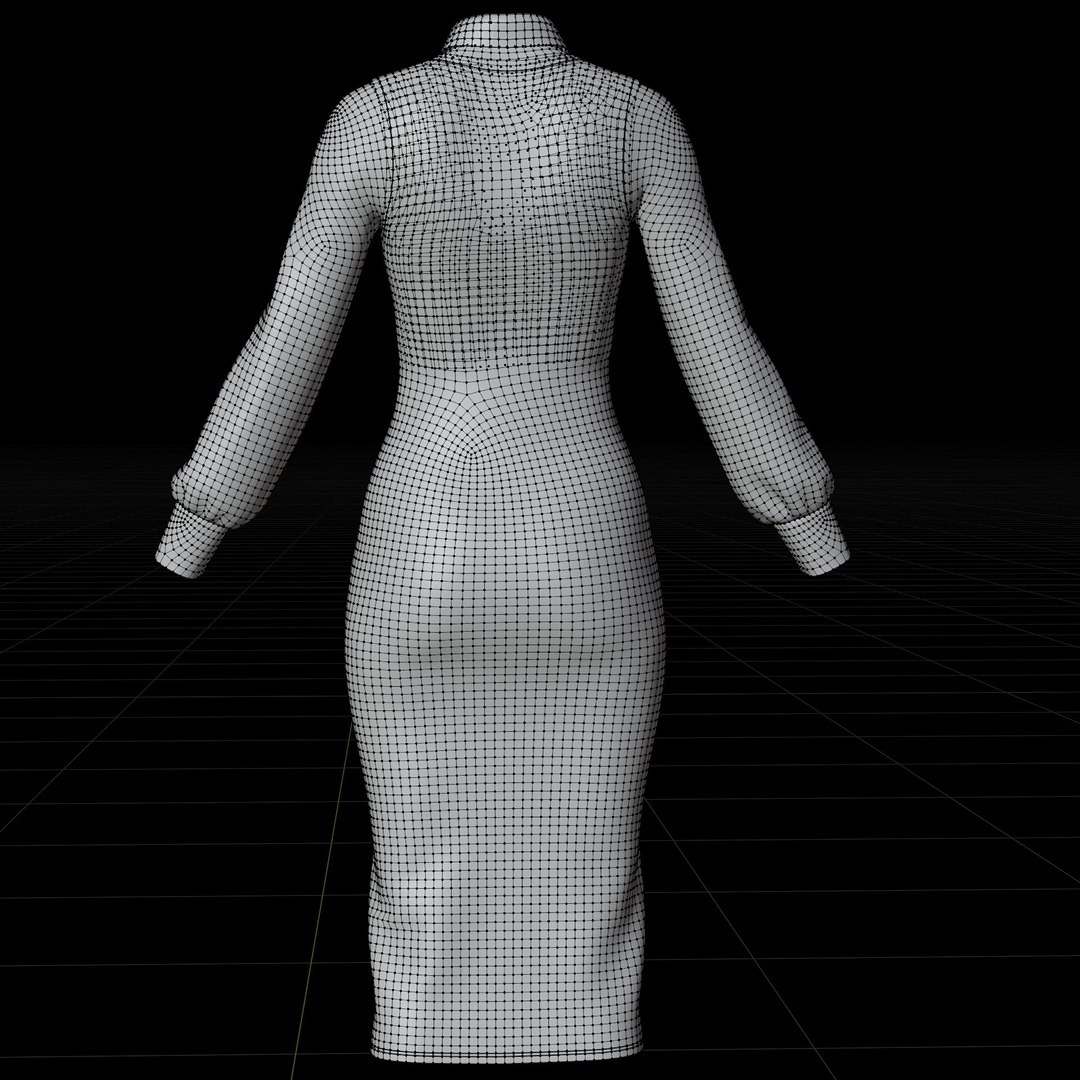 Pinafore Dress and Shirt Corporate Outfit - Two Piece Womens Office Clothing Set 3D model https://p.turbosquid.com/ts-thumb/Sy/r2VALB/Tu/wireframe2/jpg/1771399443/1920x1080/fit_q87/27dfba9878f1e9a808410ae14a3df8b9de9c1baa/wireframe2.jpg