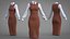 Conjunto de dos piezas para oficina de mujer: vestido y camisa tipo pichi.