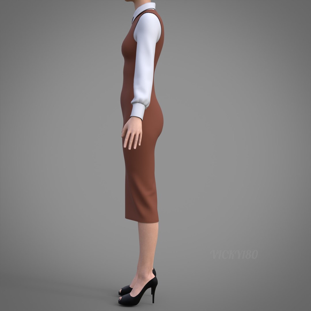 Pinafore Dress and Shirt Corporate Outfit - Two Piece Womens Office Clothing Set 3D model https://p.turbosquid.com/ts-thumb/Sy/r2VALB/XW/0003/jpg/1771399508/1920x1080/fit_q87/0700c0506aaf2a2753fa2b360baa26bbc32239f1/0003.jpg